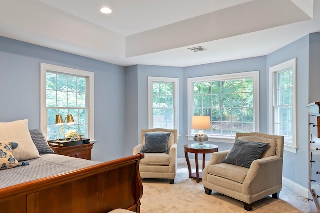 80 Jeremiahs Way, Glastonbury, CT 06073 - bedroom with light colored carpet, multiple windows, and recessed lighting