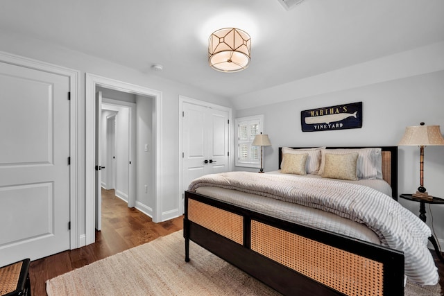 75 Green Hill Rd, Washington, CT 06793 - bedroom with wood finished floors and a closet