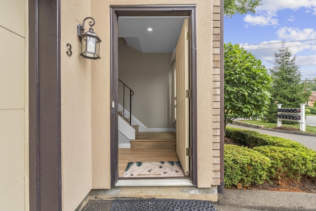 3 Radio Pl Unit 3, Stamford, CT 06906 - property entrance with stucco siding