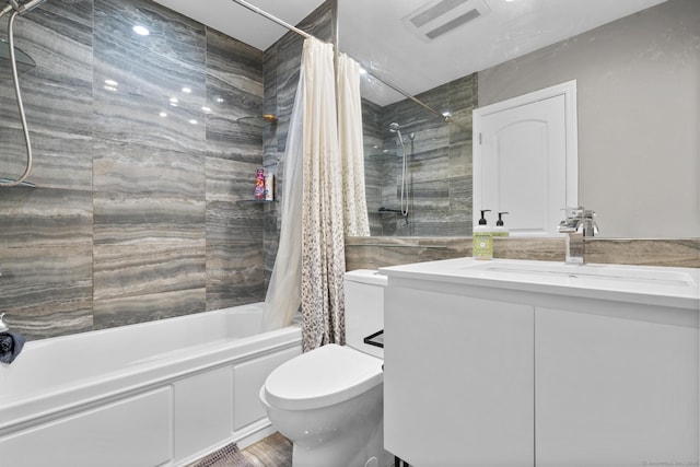 3 Radio Pl Unit 3, Stamford, CT 06906 - full bathroom with shower / tub combo, vanity, and wood finished floors
