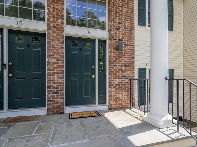570 Danbury Rd Unit 14, Ridgefield, CT 06877 - entrance to property with brick siding