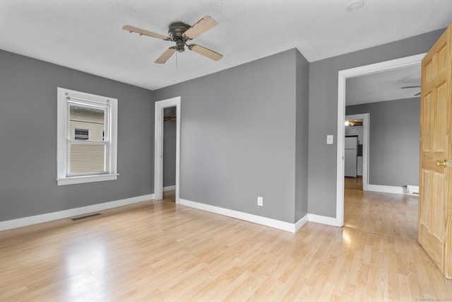 104 Greenwood St, New Britain, CT 06051 - spare room featuring a ceiling fan and light wood-style flooring