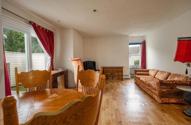 226 Laurel St Apt 4, East Haven, CT 06512 - dining space featuring baseboard heating and light wood finished floors