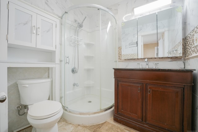72 Harral Ave, Bridgeport, CT 06604 - bathroom with a shower stall and vanity