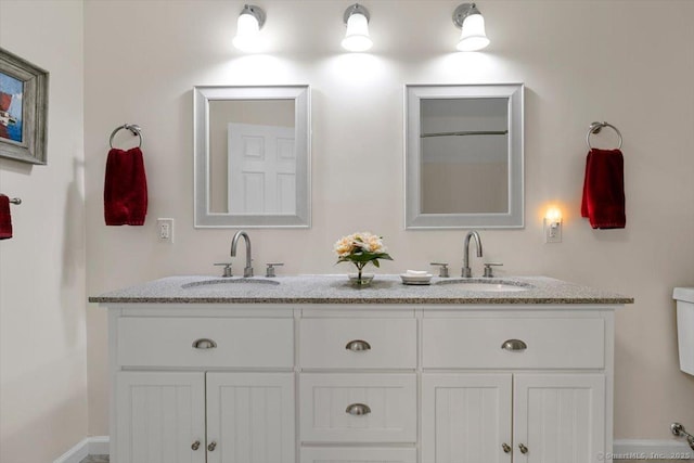 330 Foxwood Rd, Guilford, CT 06437 - full bath with double vanity and toilet