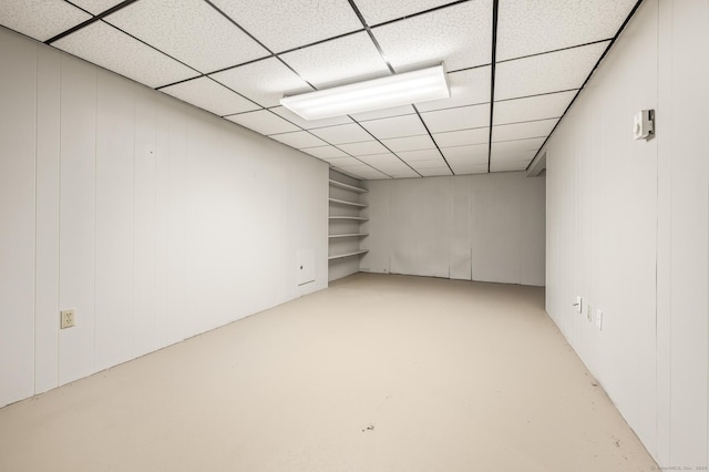 66 Claire St, Bristol, CT 06010 - finished basement with a drop ceiling