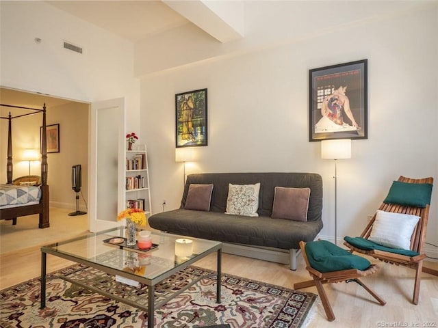 124 Court St Unit 8, New Haven, CT 06511 - living room with wood finished floors and baseboards