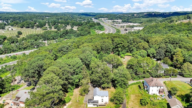 191 Farrell Rd, Waterbury, CT 06706 - bird's eye view of a heavily wooded area