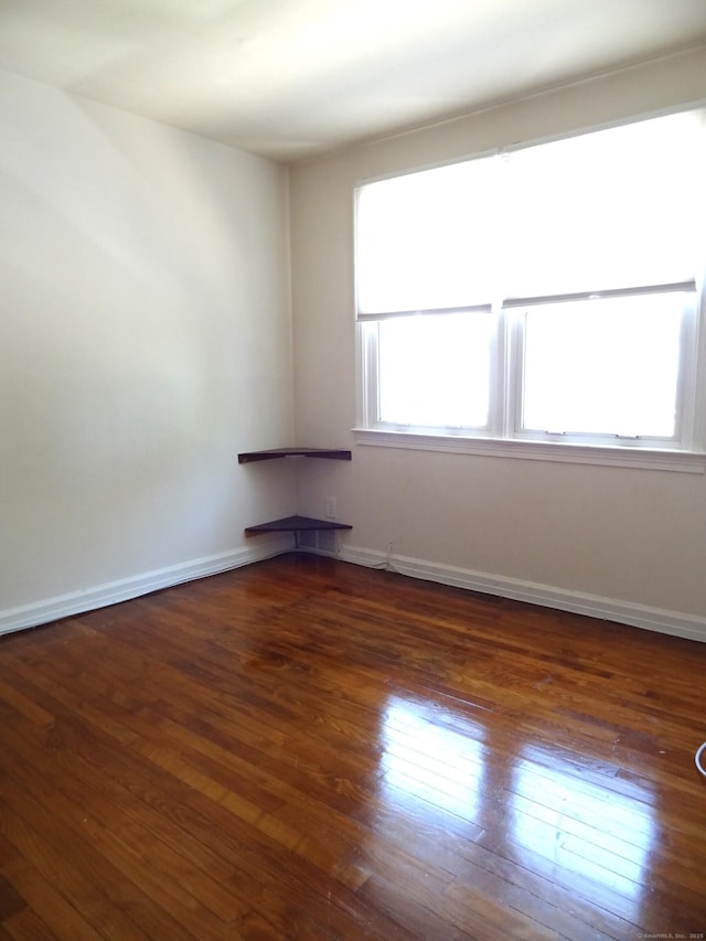 155 Sylvan Knoll Rd, Stamford, CT 06902 - spare room featuring plenty of natural light and hardwood / wood-style flooring