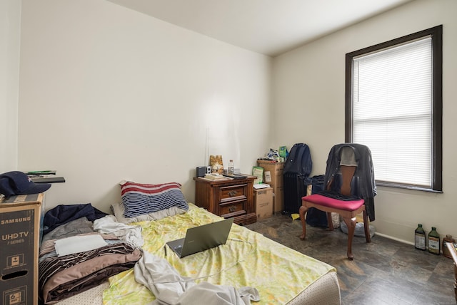 245 Goodrich St, Hamden, CT 06517 - bedroom featuring baseboards and stone finish floors