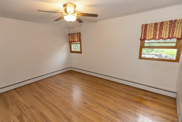 76 Bushy Hill Rd, Deep River, CT 06417 - unfurnished room featuring wood finished floors and ceiling fan