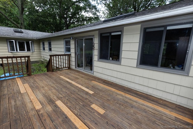 76 Bushy Hill Rd, Deep River, CT 06417 - view of wooden terrace