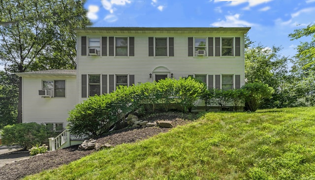4 Quail Run Dr, Danbury, CT 06811 - colonial house featuring cooling unit and a front yard