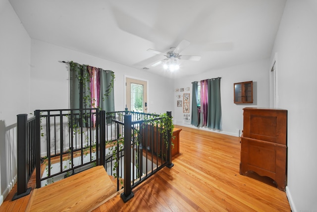 35 Flax Mill Ter, Milford, CT 06461 - corridor featuring an upstairs landing and wood finished floors