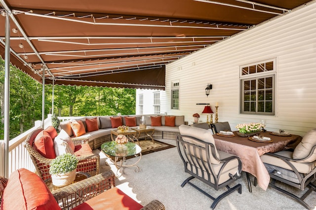 90 Soundview Ave, Shelton, CT 06484 - view of patio / terrace featuring an outdoor hangout area