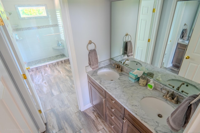 148 Evergreen Rd, Cromwell, CT 06416 - bathroom with double vanity and walk in shower