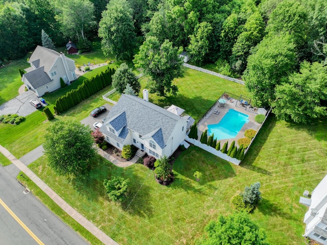 148 Evergreen Rd, Cromwell, CT 06416 - drone / aerial view of a pool area