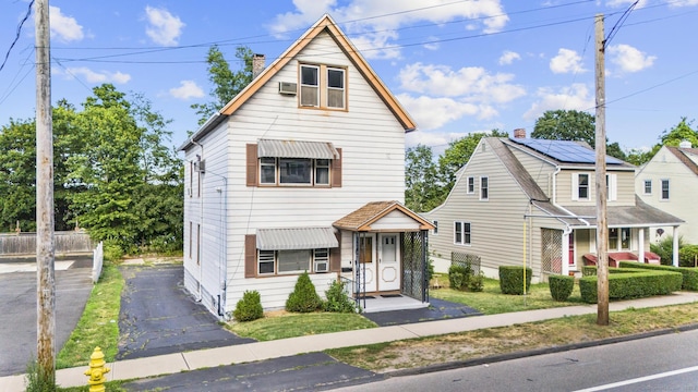 1691 State St, Hamden, CT 06517 - view of front of property with a chimney