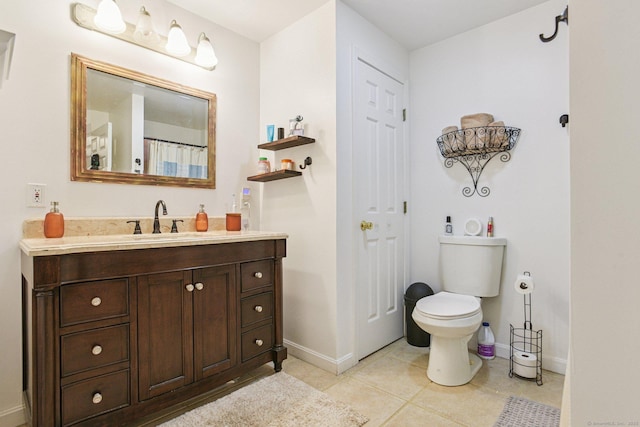 61 Brookview Ct, Groton, CT 06340 - full bath featuring vanity and tile patterned floors