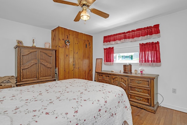 76 Landers Rd, East Hartford, CT 06118 - bedroom with light wood-style floors and a ceiling fan