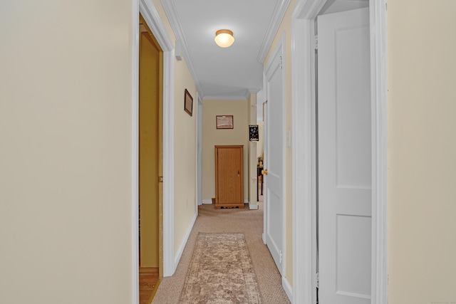 76 Landers Rd, East Hartford, CT 06118 - hall with light colored carpet and crown molding