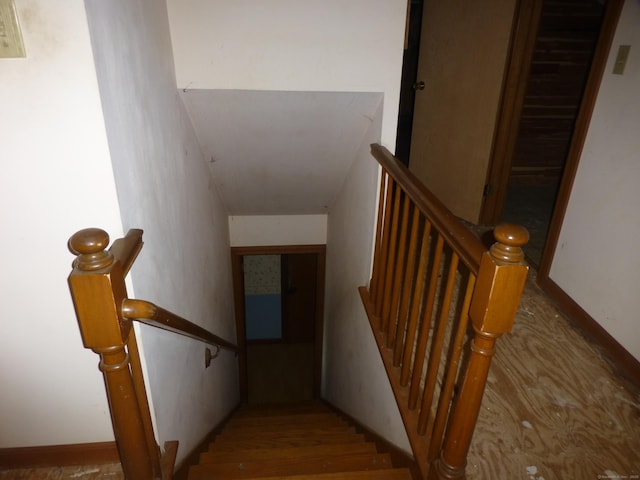 5 Tower Hill Lake Rd, Deep River, CT 06417 - staircase featuring wood finished floors