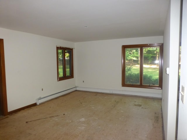 5 Tower Hill Lake Rd, Deep River, CT 06417 - empty room with a baseboard radiator and baseboards