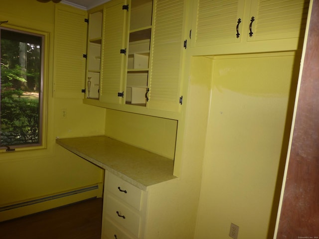 5 Tower Hill Lake Rd, Deep River, CT 06417 - unfurnished office with baseboard heating and wood finished floors