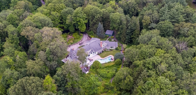 8 Up The Rd, Simsbury, CT 06092 - aerial overview of property's location with a forest