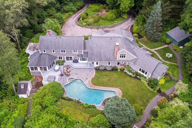 8 Up The Rd, Simsbury, CT 06092 - view of subject property with a pool area