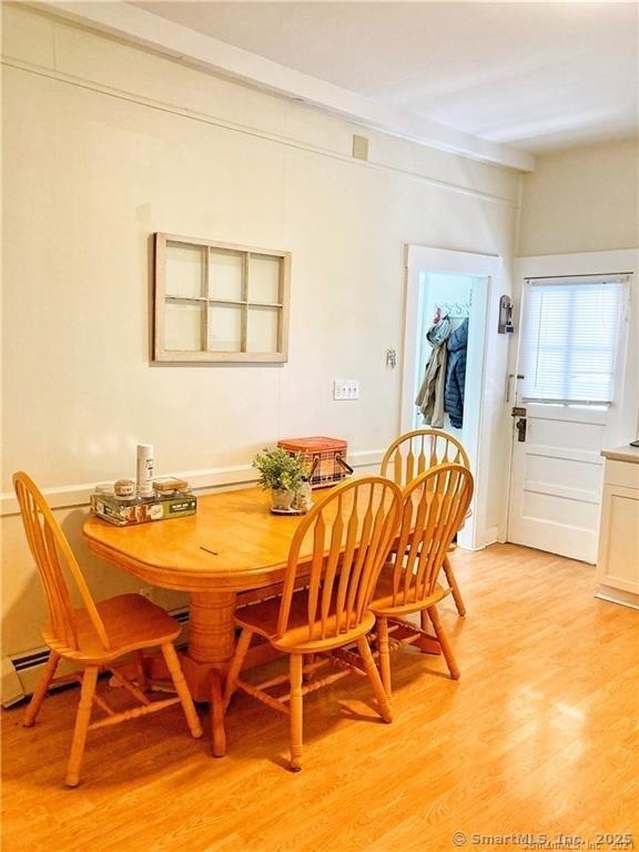 288 Benham Rd, Groton, CT 06340 - dining room featuring light wood-style floors