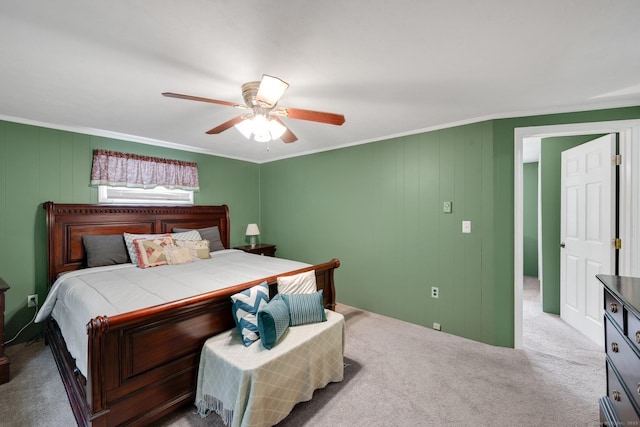 18 Arbor Rd, Monroe, CT 06468 - bedroom featuring carpet floors, crown molding, and a ceiling fan