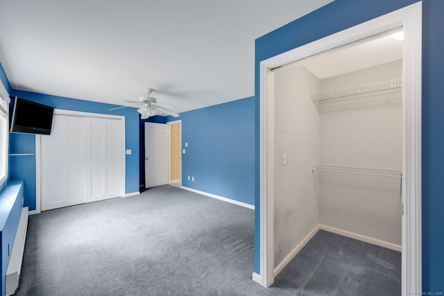 18 Arbor Rd, Monroe, CT 06468 - unfurnished bedroom featuring carpet floors, a closet, and ceiling fan