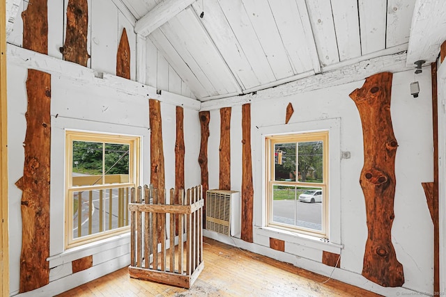 326 Rte 169, Woodstock, CT 06281 - miscellaneous room featuring lofted ceiling, light wood-style floors, and wooden ceiling