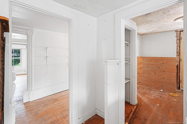 326 Rte 169, Woodstock, CT 06281 - hallway featuring hardwood / wood-style flooring