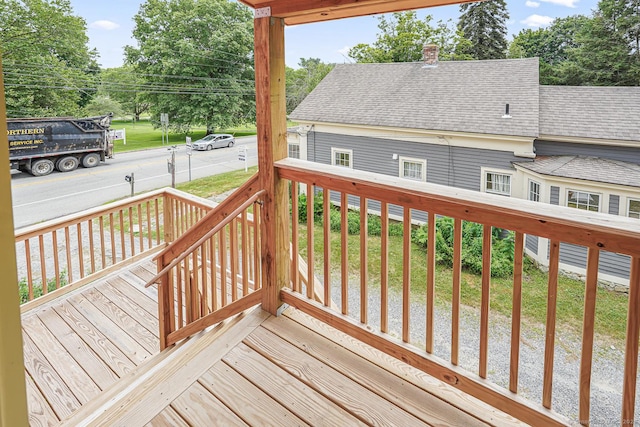 326 Rte 169, Woodstock, CT 06281 - view of wooden terrace