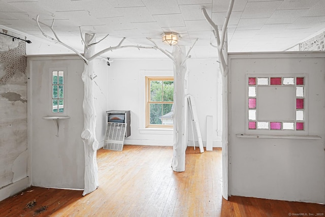 326 Rte 169, Woodstock, CT 06281 - entryway featuring wood-type flooring and heating unit