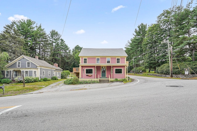 326 Rte 169, Woodstock, CT 06281 - view of front facade featuring a porch and view of scattered trees