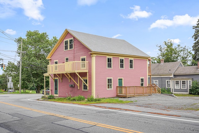 326 Rte 169, Woodstock, CT 06281 - view of property exterior with a wooden deck