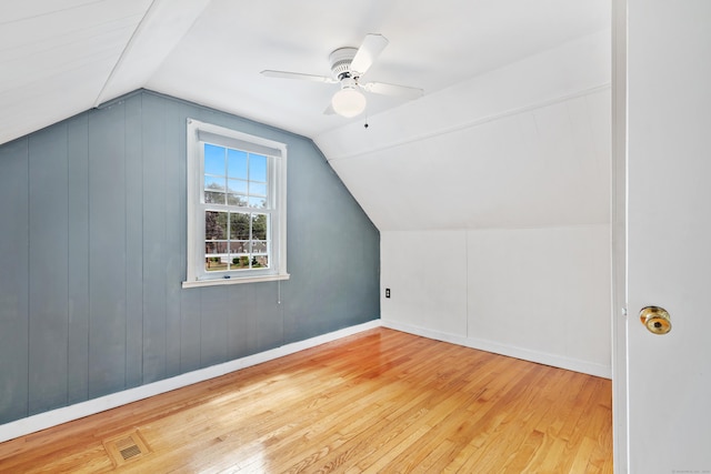 3 Lynette Dr, North Haven, CT 06473 - bonus room featuring wood-type flooring, lofted ceiling, and ceiling fan