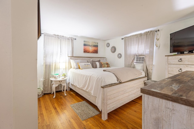 19 Marion St, Hartford, CT 06106 - bedroom featuring wood-type flooring and cooling unit