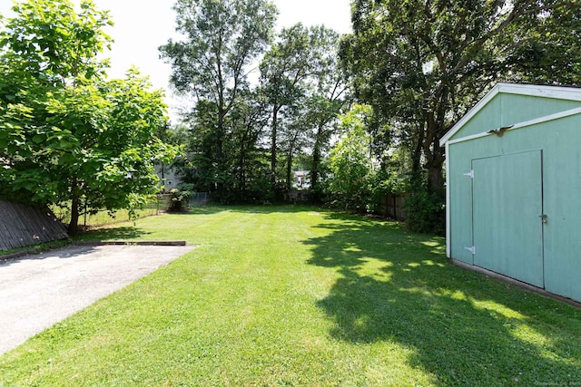 19 Marion St, Hartford, CT 06106 - fenced backyard featuring a storage shed