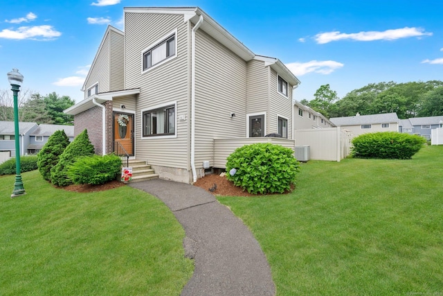 182 Shagbark Dr Unit 182, Derby, CT 06418 - view of side of home featuring a central air condition unit