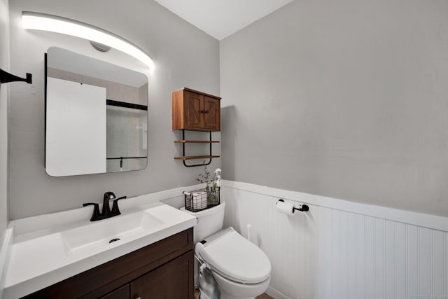 182 Shagbark Dr Unit 182, Derby, CT 06418 - bathroom featuring wainscoting and vanity