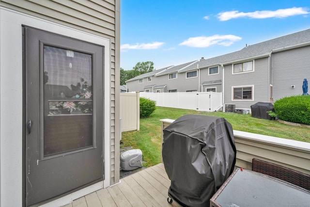 182 Shagbark Dr Unit 182, Derby, CT 06418 - wooden deck featuring grilling area