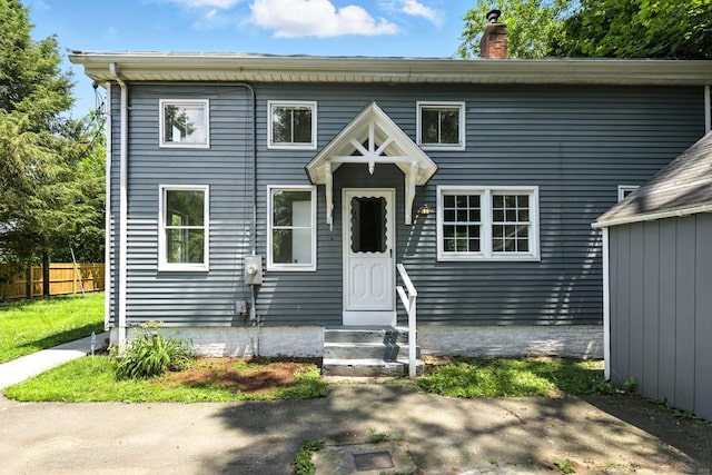 5 Church St Apt R, East Windsor, CT 06016 - view of front of house with a chimney