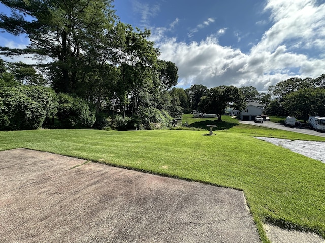 175 Coram Rd, Shelton, CT 06484 - view of green lawn with view of scattered trees