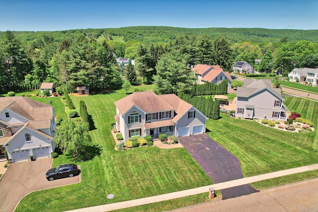 118 Cobblestone Dr, Southington, CT 06479 - aerial perspective of suburban area with a forest