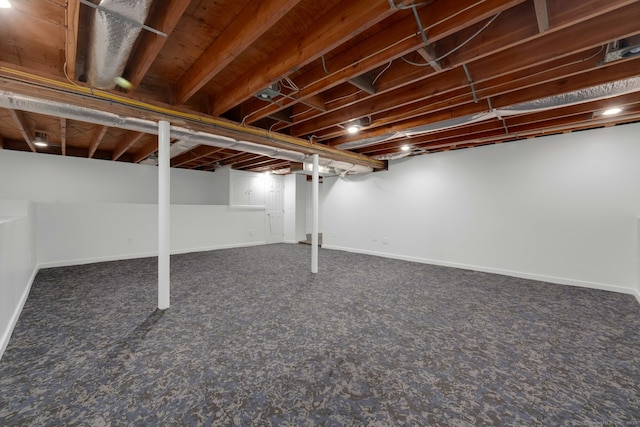 46 Bowman Dr, Greenwich, CT 06831 - finished basement with carpet floors and baseboards