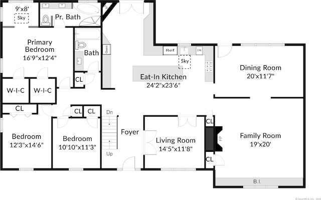 46 Bowman Dr, Greenwich, CT 06831 - view of room layout